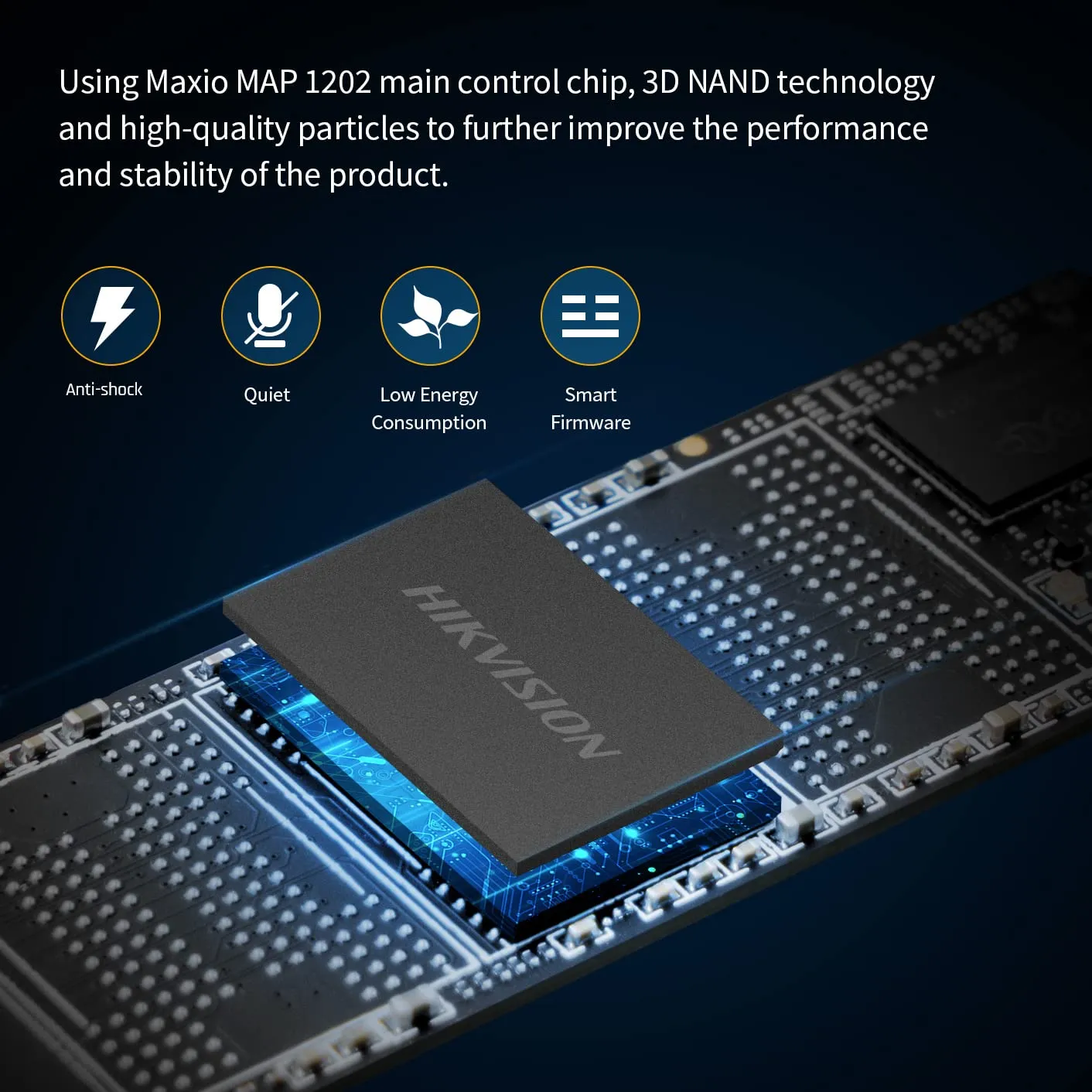 Hikvision Internal SSD 2TB NVMe 2280 (E3000) view 4